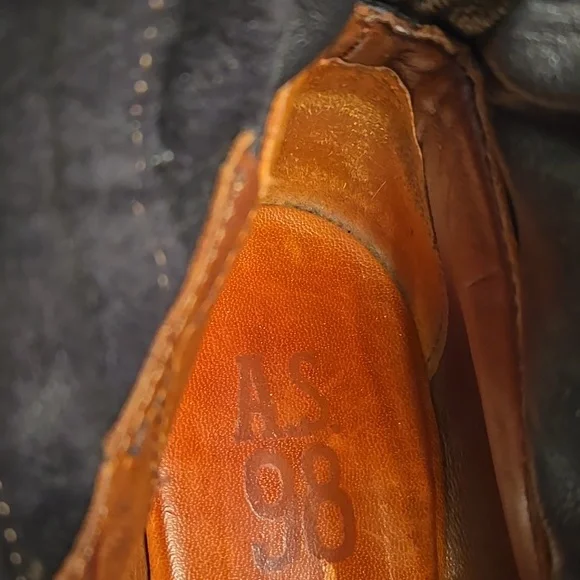 SALE!! A.S.98 CHESTER Black Sueded Leather Short Boots - Picture 14 of 14